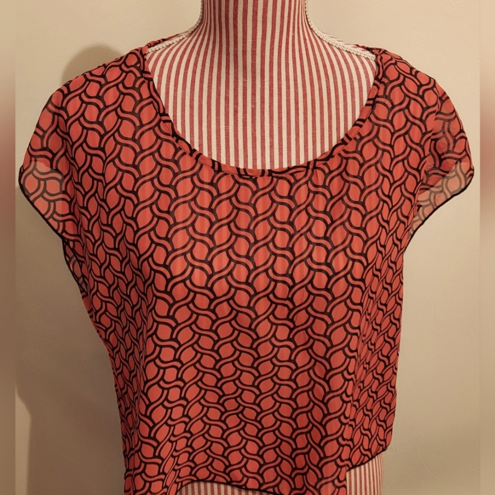 NWOT Belle Du Jour Open Back Crop Top Size S/M